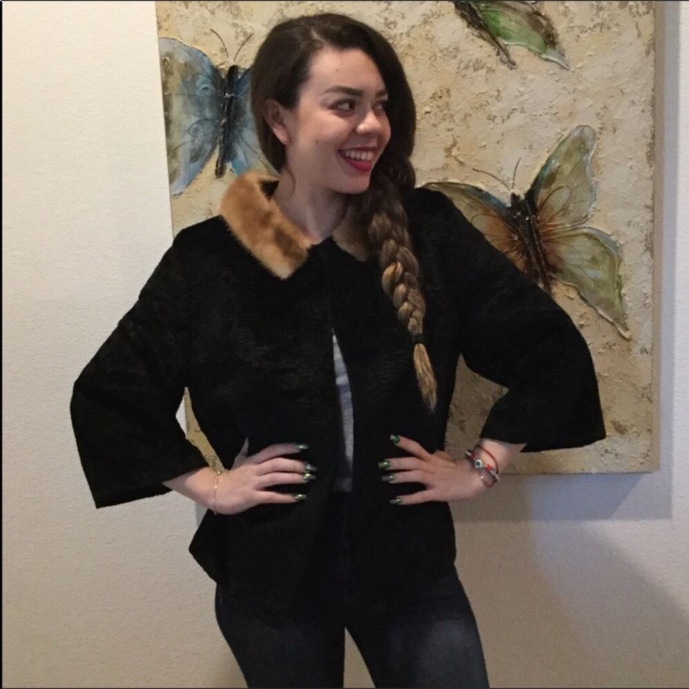 Mink fur coat